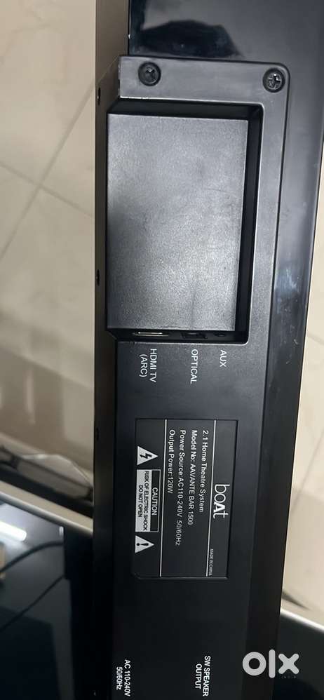 Boat Bar speaker and woofer