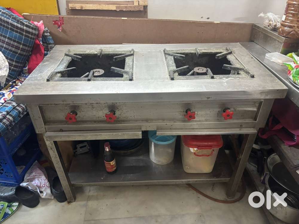 2 burner commercial gas stove