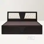 Upto 70% of buy new double bed with box 5990/-