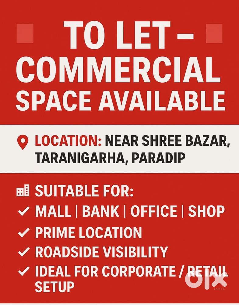 Commercial building for Mall/ Bank/Office