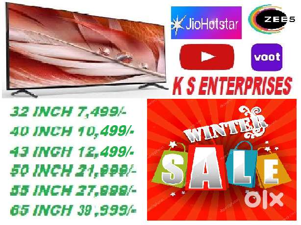 WINTER SPECIAL SALE43 INCHES  SMART,4K UHD LED TV IN JUST 12,499 ONLY.