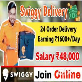 FREE JOINING 100 Delivery boys SWIGGY Food Delivery jobs