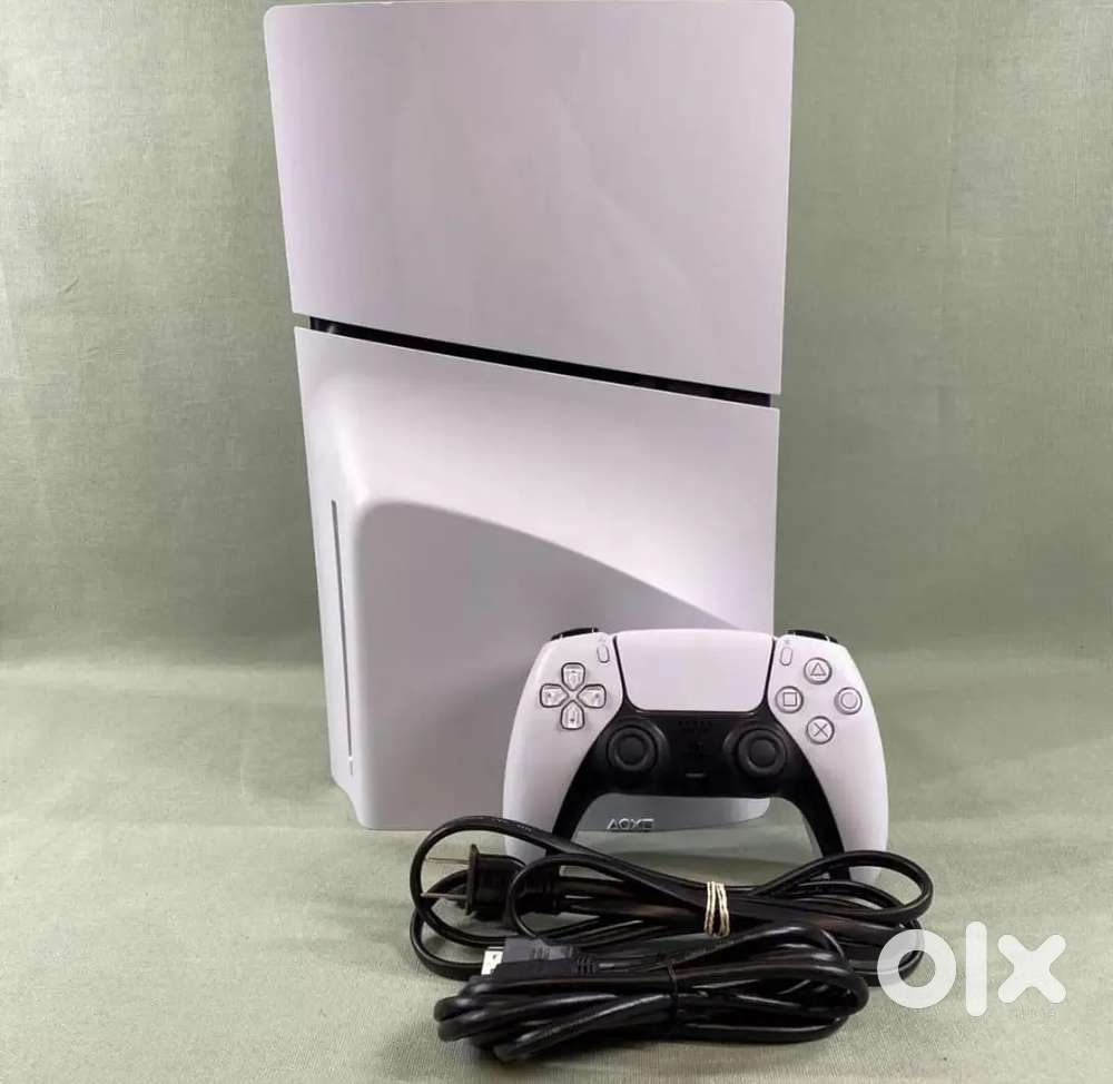 Sony Playstation 5 Slim 1TB with Disk Drive, Controller, Cables