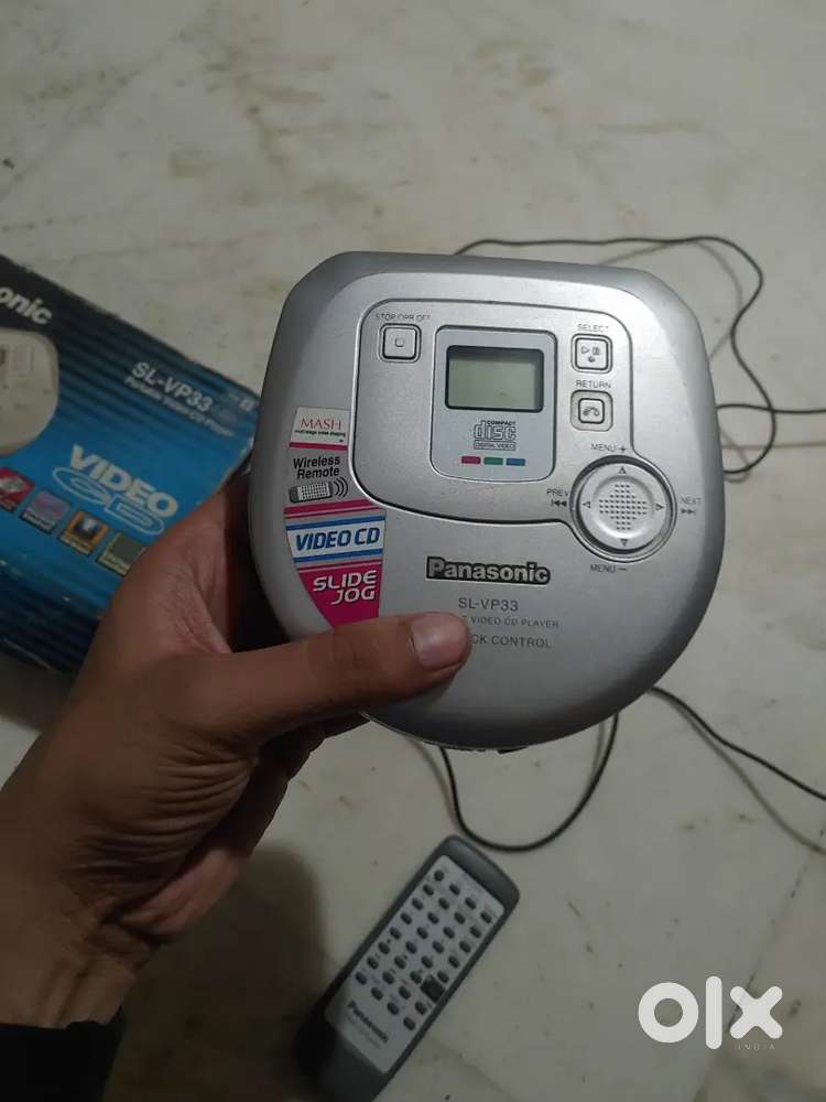Panasonic portable audio and video cd player