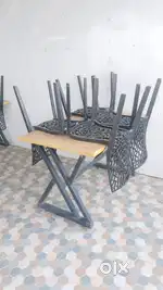 Restaurant table and chairs