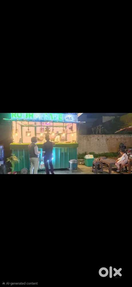 ROOH cafe moveable and portable fast food cafe
