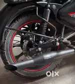 Royal Enfield Red roster silencer