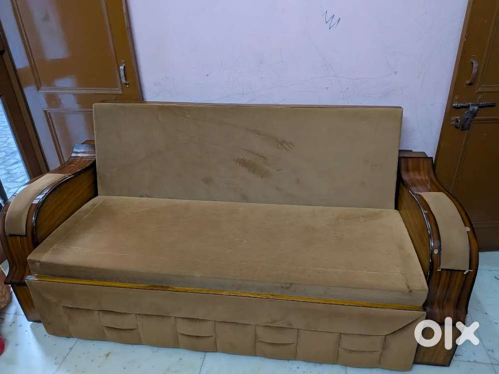 Sofa cum bed with mattress