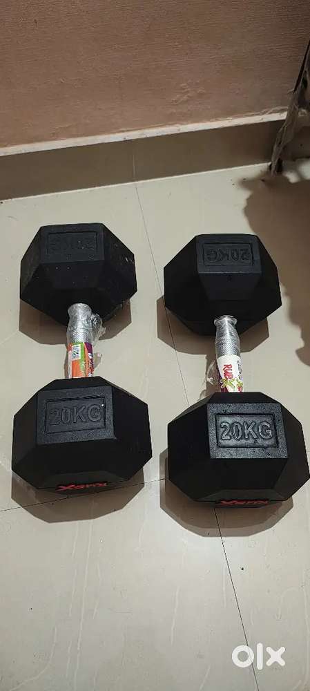 Rubx Hexagonal Dumbell 20kg Pair