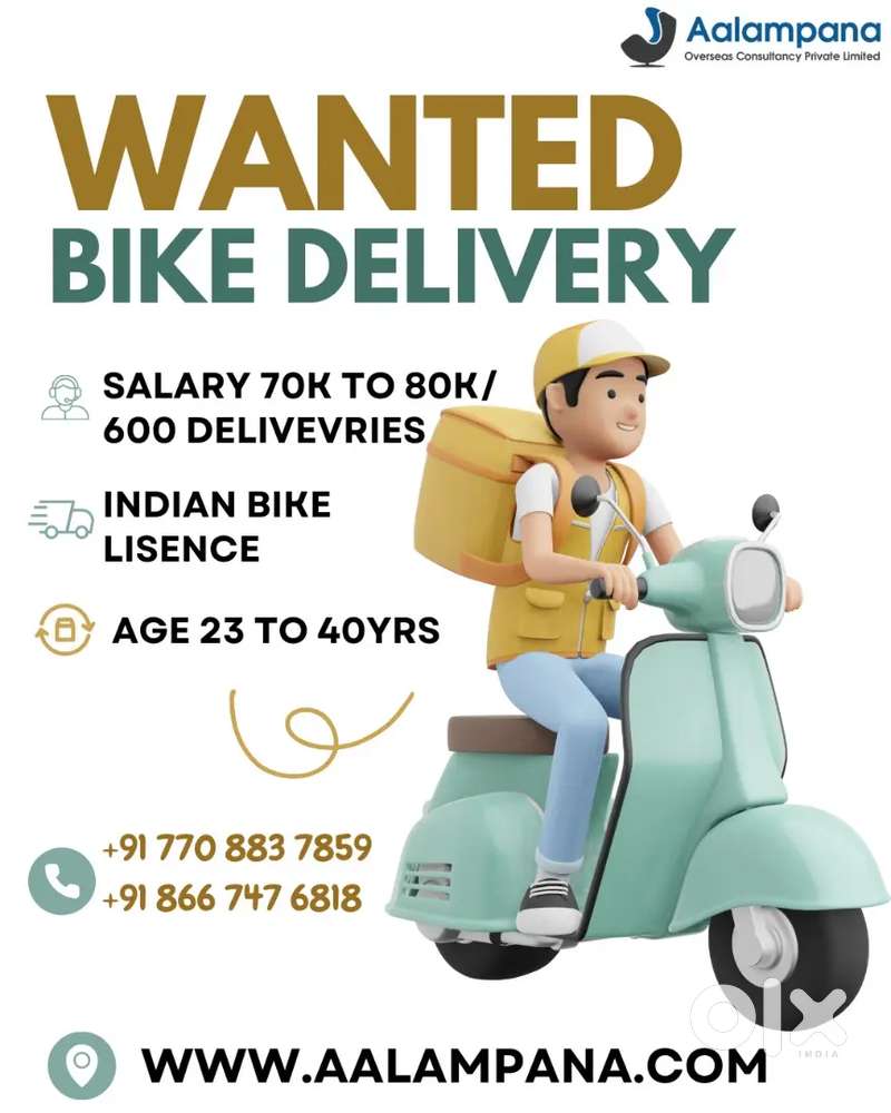 Bike delivery driver