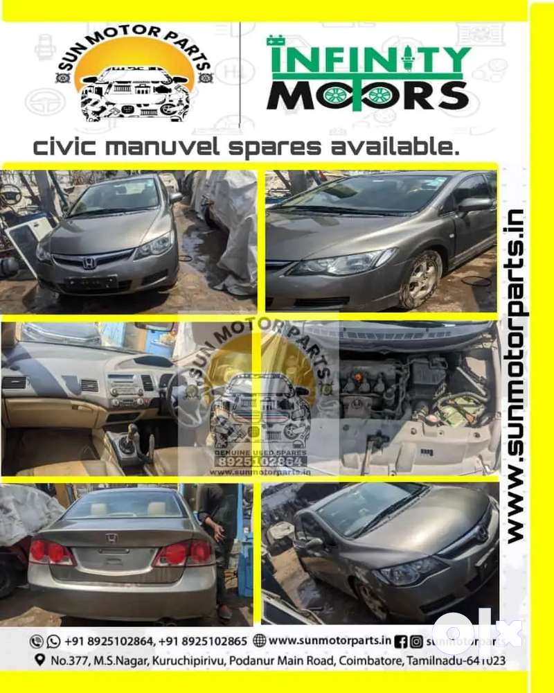 Honda Civic Manual 2006 All Genuine Used Spare Parts Available