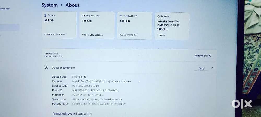 Lenovo IdeaPad i5 1TB