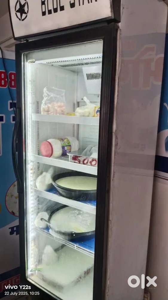 Glass fridge good condition