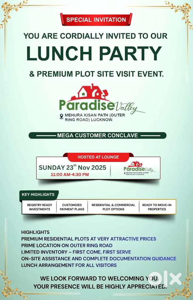 Requirement of sales associate in Real Estate company.