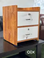 Brand new 2 drawer side table