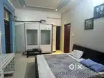 Fully furnished 2BHK 2 Bed room one Drawing room 2 Bed, AC fridge inve