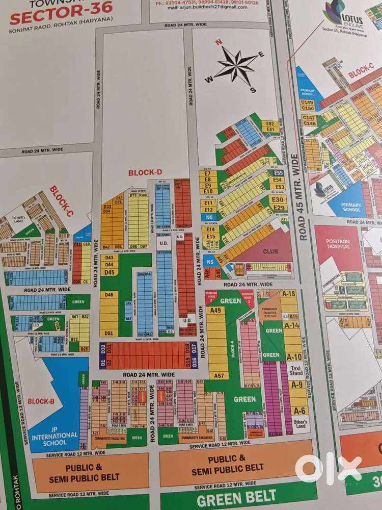 200 gaj plot for sale in Suncity Sector-36, Prime Location