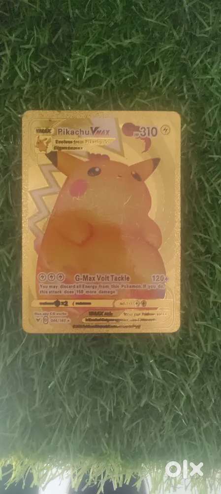 Pikachu V max golden card Pokemon cards tcg
