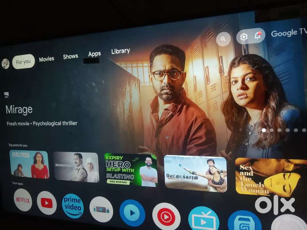 Panasonic 4k google tv43inch