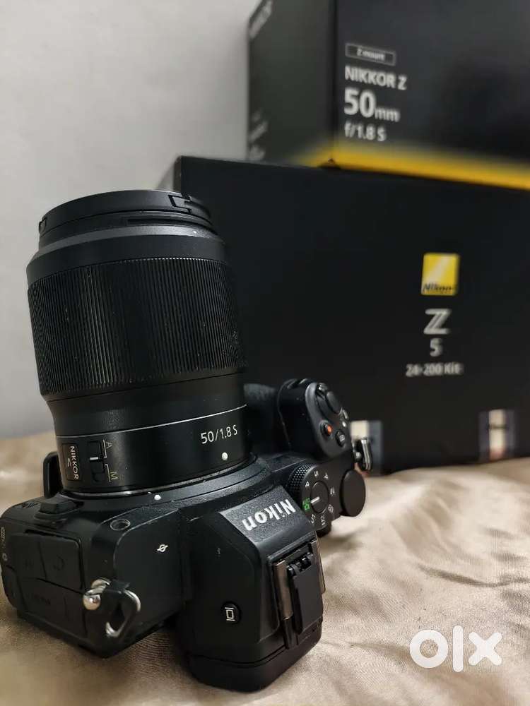 LESS USED NIKON Z5 CAMERA BODY WITH 50MM f/1.8G PRIME LENS FOR SALE