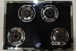 Jyoti Four burner Glass Top Gas. 5 years old
