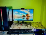 Gaming PC with 22 Inch Monitor New Condition with RGB CPU