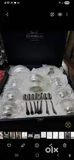 Silver Tea Set (made in Italy) 6 piece each set, Brand-new Unused