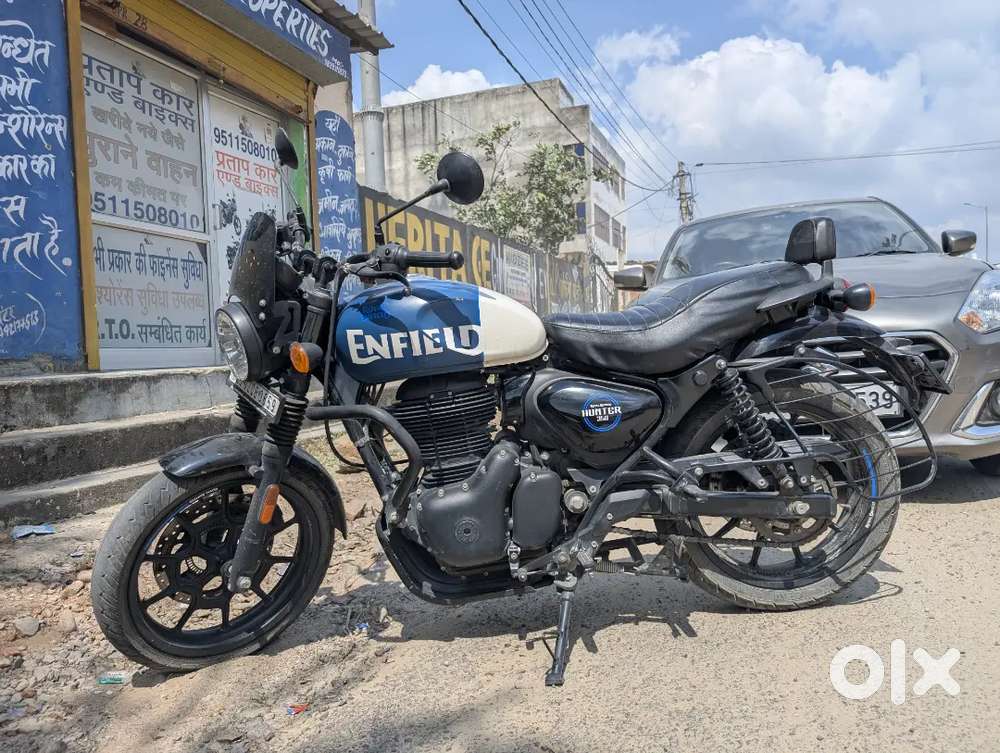 Royal Enfield hunter 2023 top model 13000 km driven