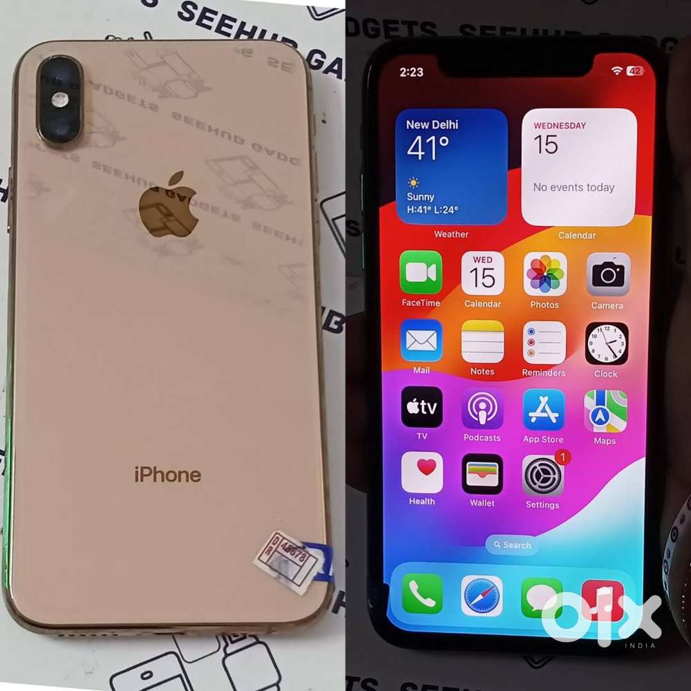 New iphone XS 64gb box packed with all accesories and box with bill an