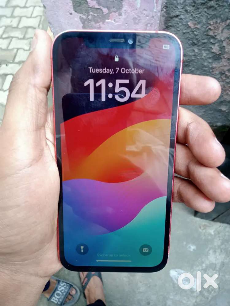 iPhone 12 (128GB)  Working Condition  Face ID Issue  Back Crack