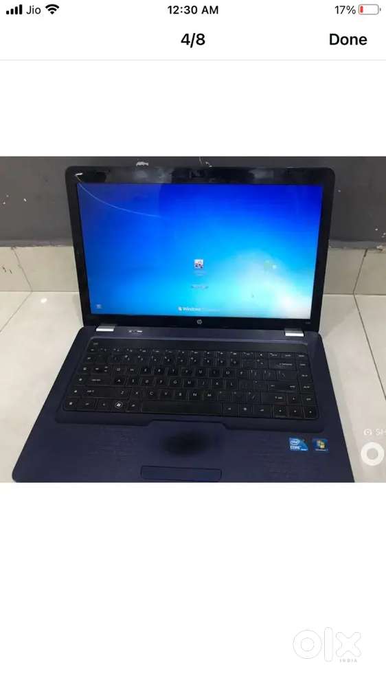 Hp laptop blue colour i3 2gen processor