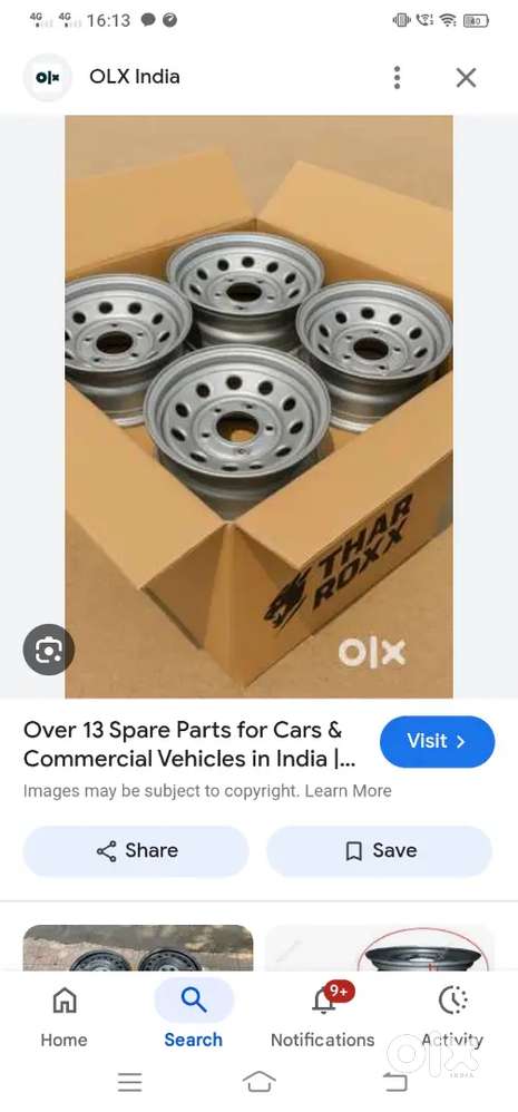 Brand New Steel wheel 18inch of Thar Roxx