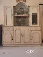 Cupboard with showcase