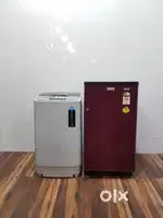 Electrolux single door refrigerator and washing machine