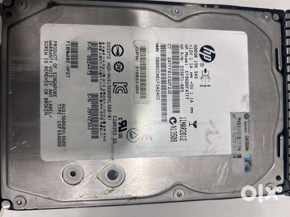 Hp Hardisk 600GB 15K
