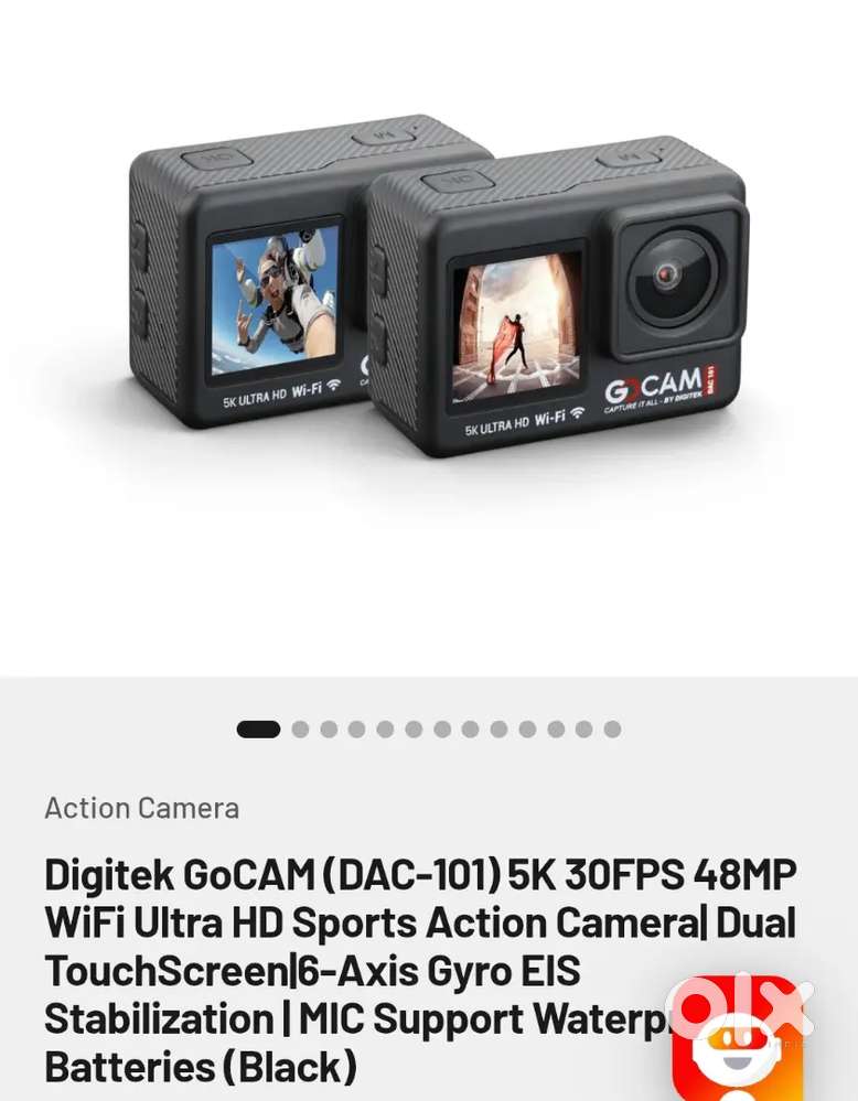 Digitek Gocam action camera ( model no. Dac101)