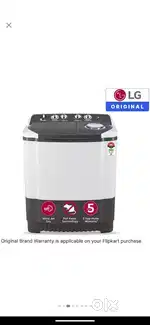 7 kg 5 star with wind jet dry. Collar scrubber,