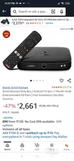 Airtel xtreme android for tv with voice remote