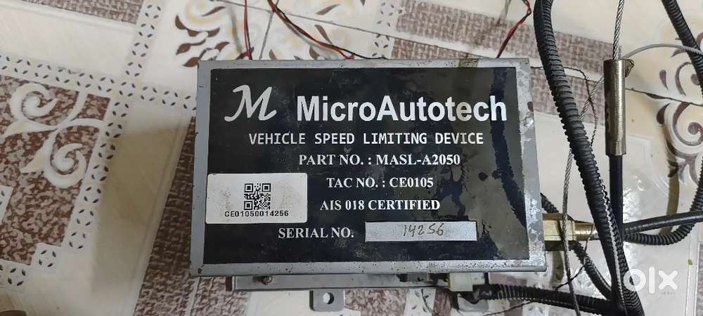 Vehicle speed limiting device working condition