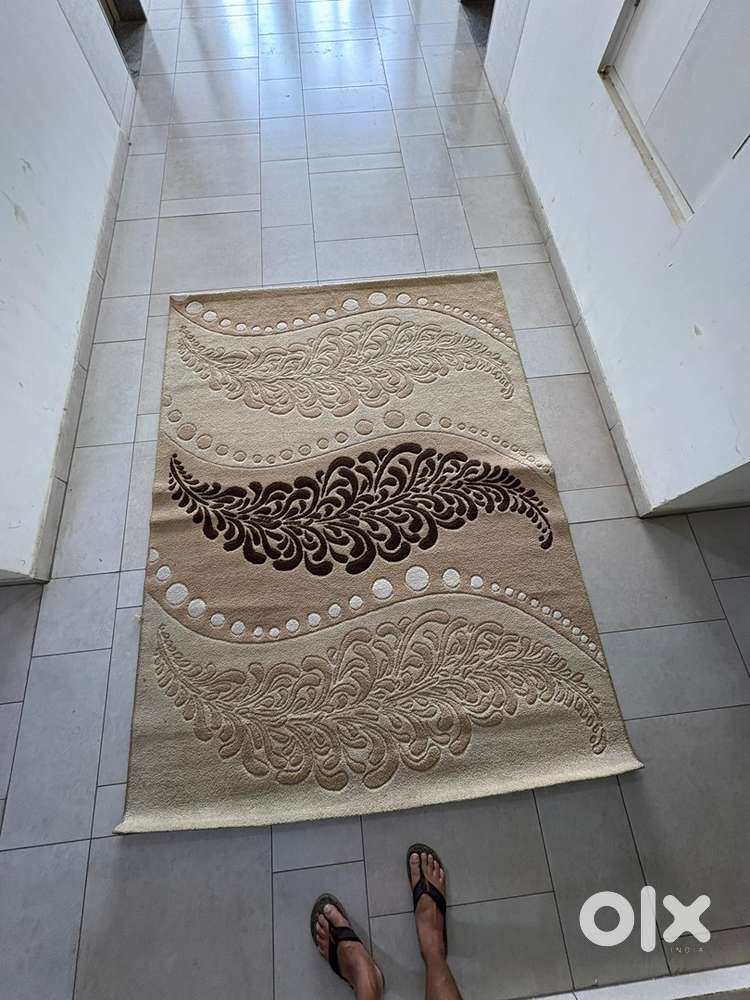 Carpet contemporary brown