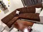 Sofa set with pillows