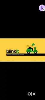 Hiring for Bangalore blinkit delivery boy job