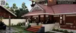 Traditional design 7.99 cent 3BHK Nalukettu House for sale in Thrissur