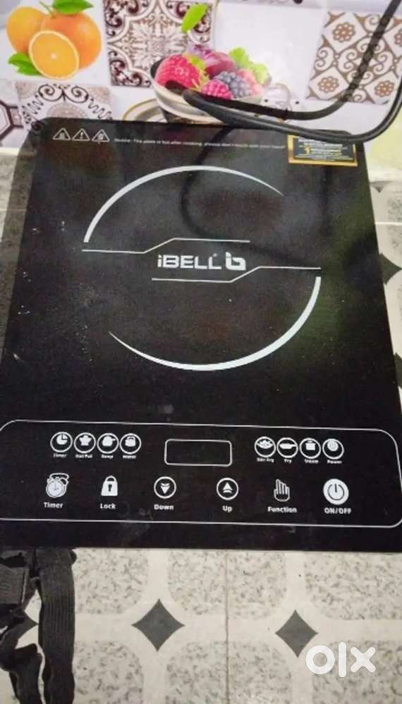 Induction with touch panel