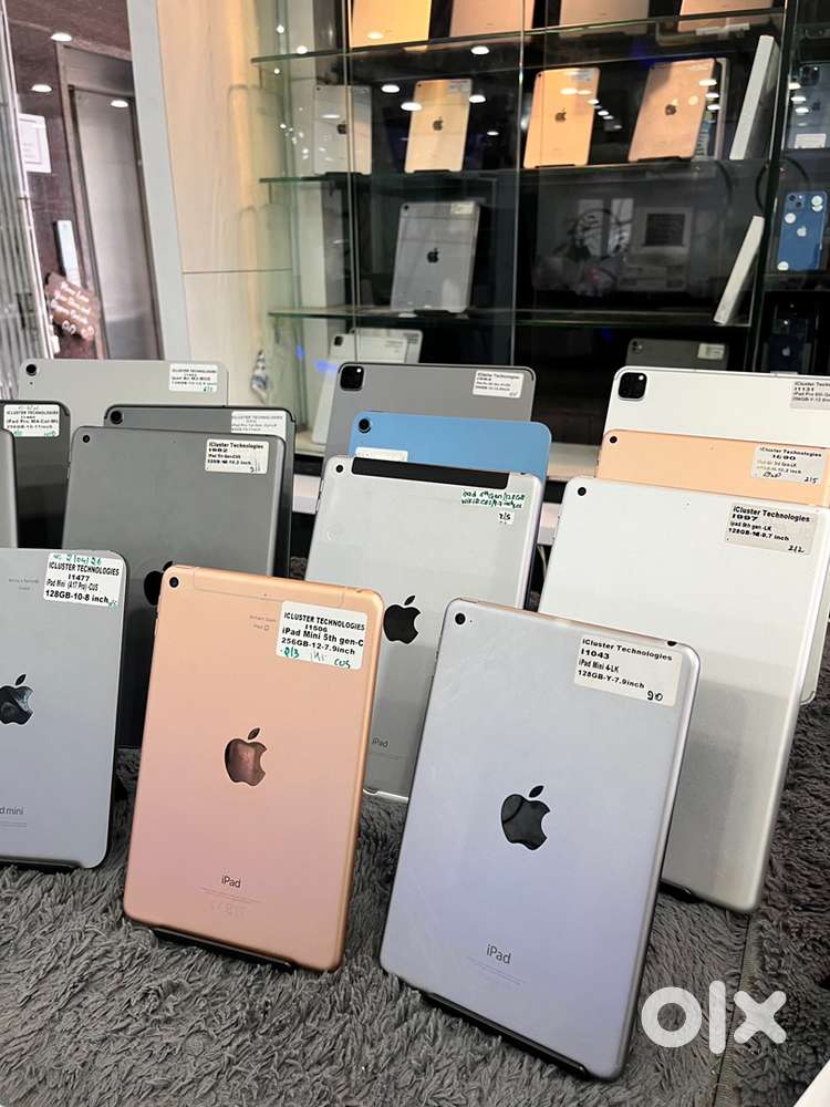 All-iPads available-mini-1 to 6 and pro -air all available
