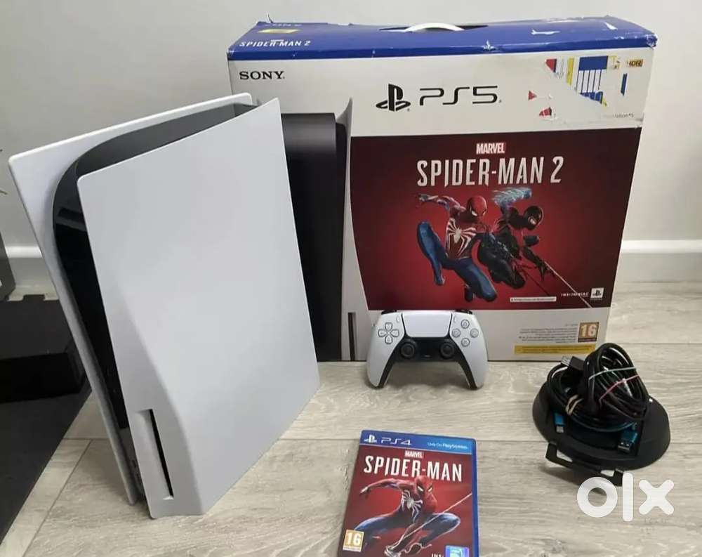 Sony Playstation 5 PS5 DISC EDITION 825GB Spider-Man Bundle BOXED