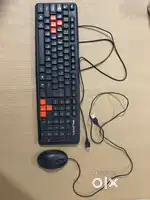 Wired Keyboard + Mouse Combo – USB, Good Condition