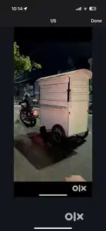 Fully decked out movable Food Cart with 3 burner stove