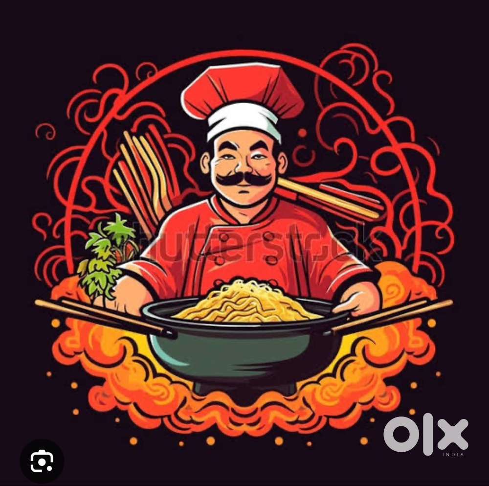 Chinese and indian fast food k liye chef chaiye rehna khana free hoga