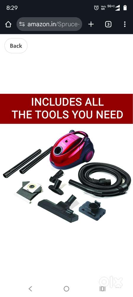 292Eureka Forbes Quick Clean DX Vacuum Cleaner